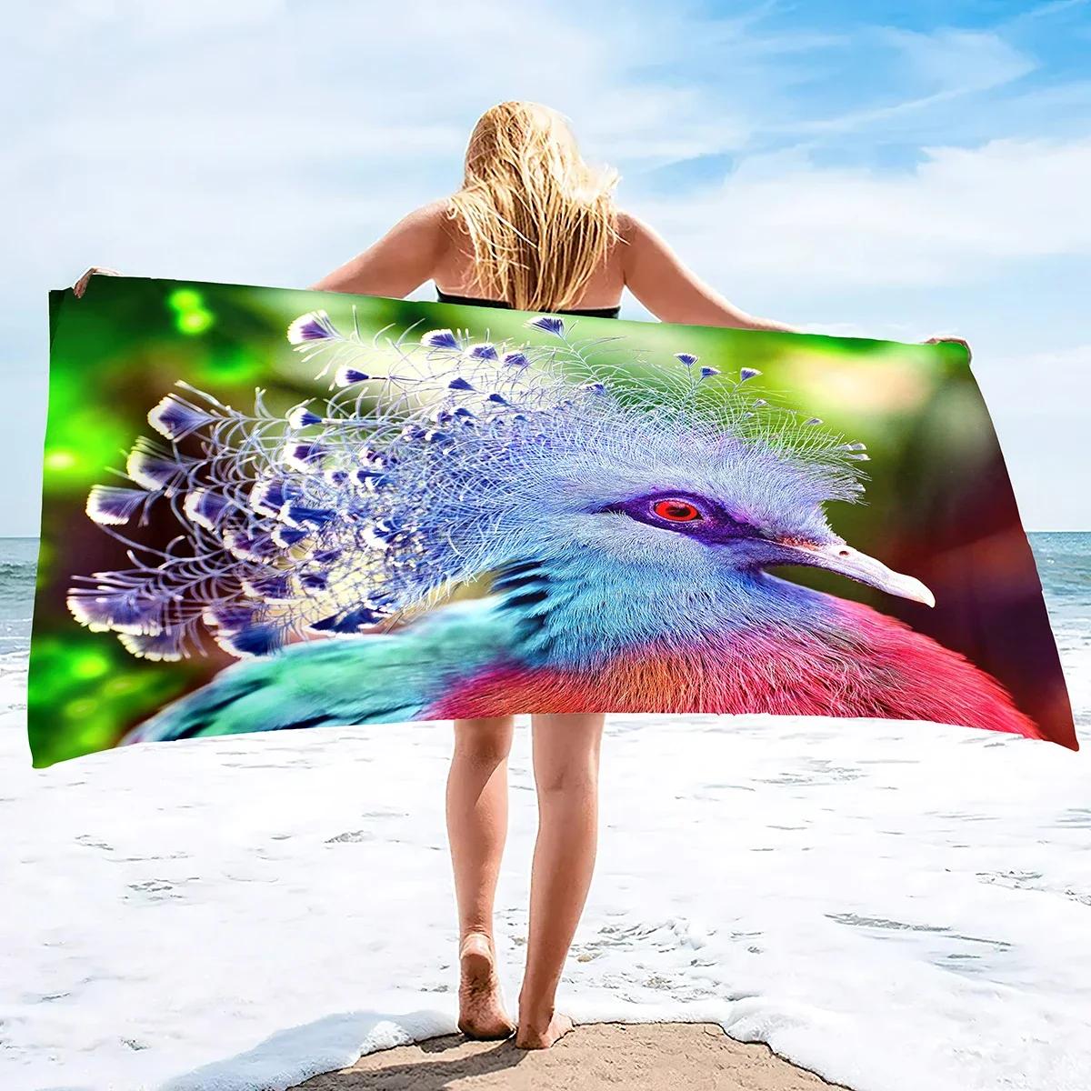 Bird Beach Towels Quick Dry Microfiber Soft and Absorbent Bath Towel Outdoor Travel Oversized Large Beach Towel for Adults Kids W30*H60(CM)
Bird Beach Towels Quick Dry Microfiber Soft and Absorbent Bath Towel Outdoor Travel Oversized Large Beach Towel for Adults Kids W30*H60(CM)
