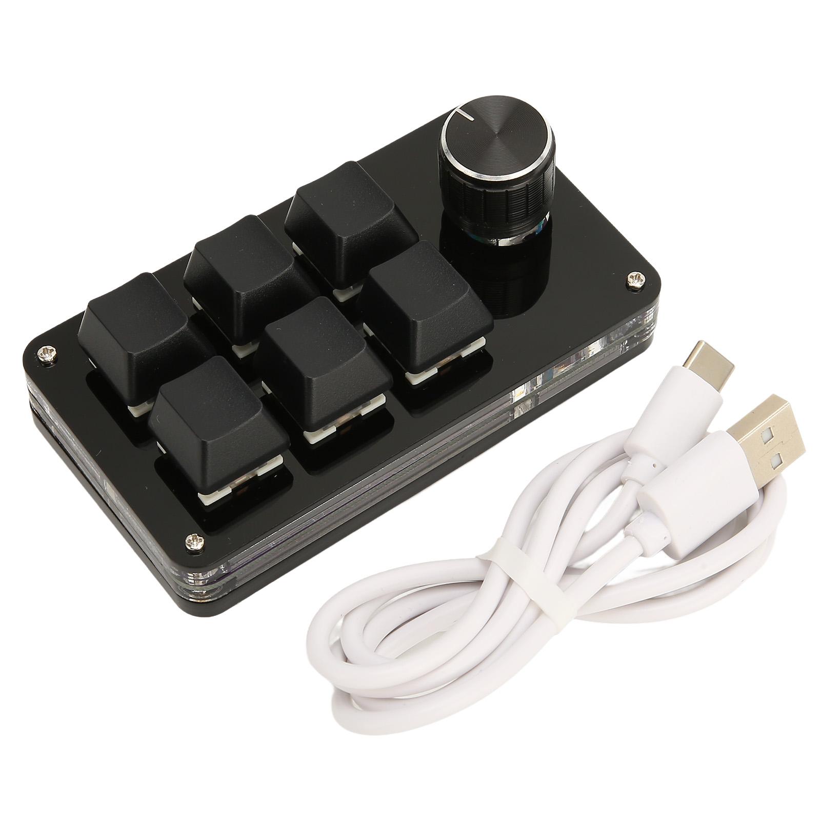 6-клавишная мини-клавиатура с ручкой USB DIY программируемая клавиатура OSU игровая клавиатура для игрового офиса
6-клавишная мини-клавиатура с ручкой USB DIY программируемая клавиатура OSU игровая клавиатура для игрового офиса