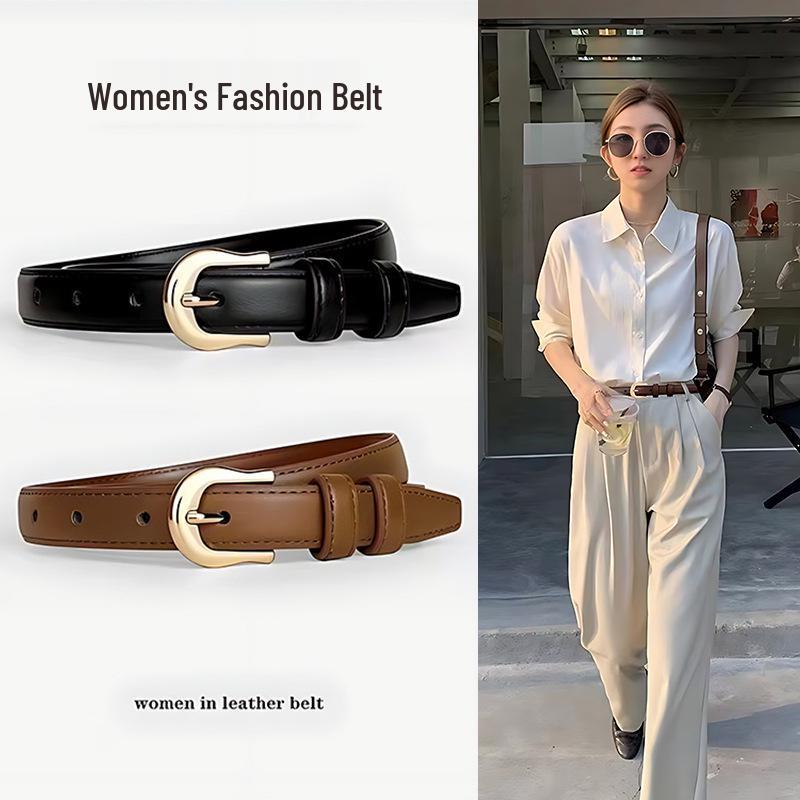 Women s Fashion Pin Buckle Waist-cinching Thin Belt for Dresses & Casual Pants 95 cm чёрный
Women s Fashion Pin Buckle Waist-cinching Thin Belt for Dresses & Casual Pants 95 cm чёрный