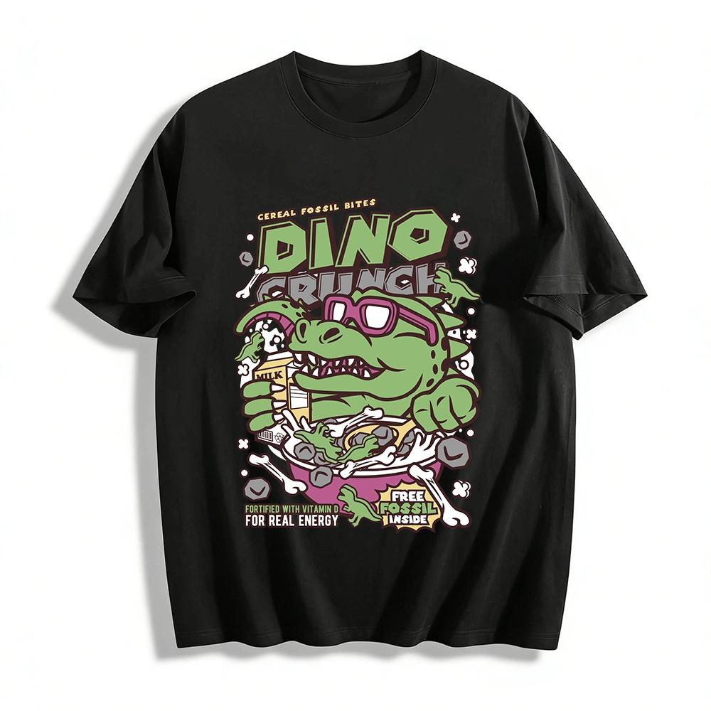 Dino Crunch Cereal Fossil Bites Graphic Tee Pure cotton T-shirt XXS
Dino Crunch Cereal Fossil Bites Graphic Tee Pure cotton T-shirt XXS