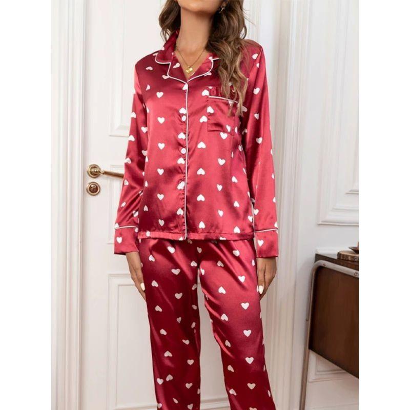 V-neck Long Sleeved Love Home Clothing V Neck Long Sleeves Thin Heart Homewear WHITE M(M)
V-neck Long Sleeved Love Home Clothing V Neck Long Sleeves Thin Heart Homewear WHITE M(M)