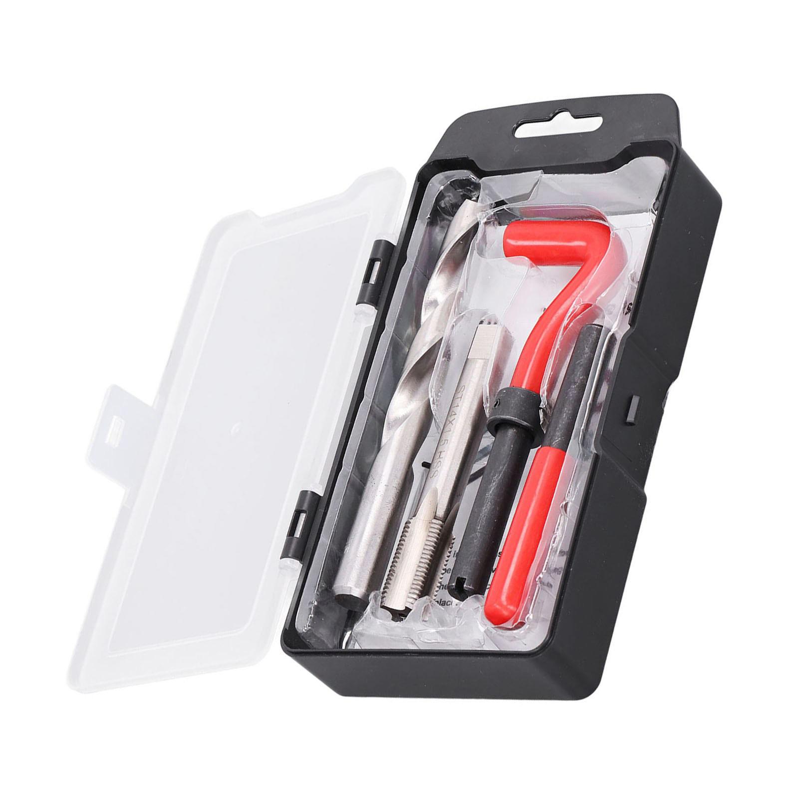 15PcsSet Thread Repair Kit Insert Compatible Hand Tool for Auto Repairing M14x1.50mm
15PcsSet Thread Repair Kit Insert Compatible Hand Tool for Auto Repairing M14x1.50mm