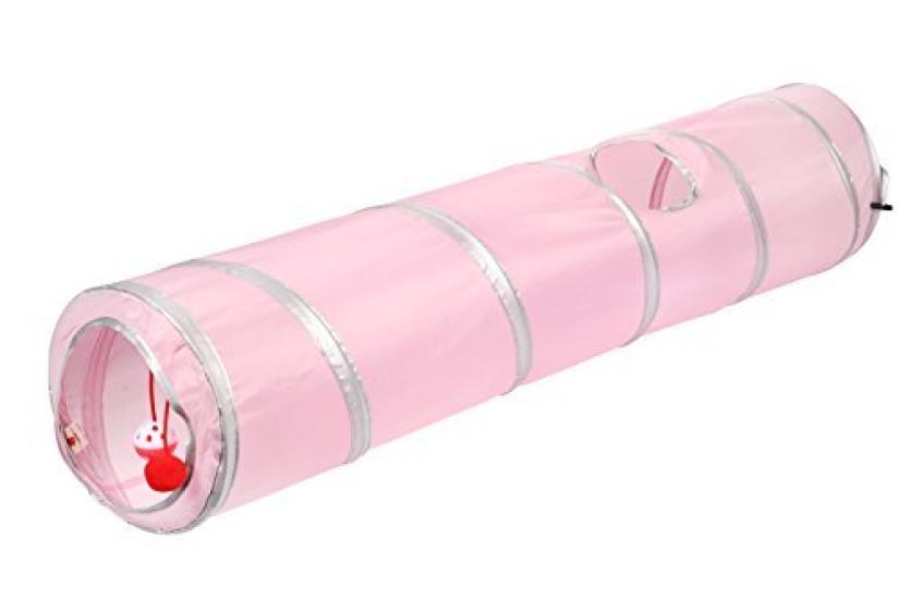 Складной кошачий туннель Кровать-туннель для кошек Купол Популярная кошачья игрушка Игрушка из четырех частей, 1,2 м, Палатка, (розовый) розовый
Складной кошачий туннель Кровать-туннель для кошек Купол Популярная кошачья игрушка Игрушка из четырех частей, 1,2 м, Палатка, (розовый) розовый