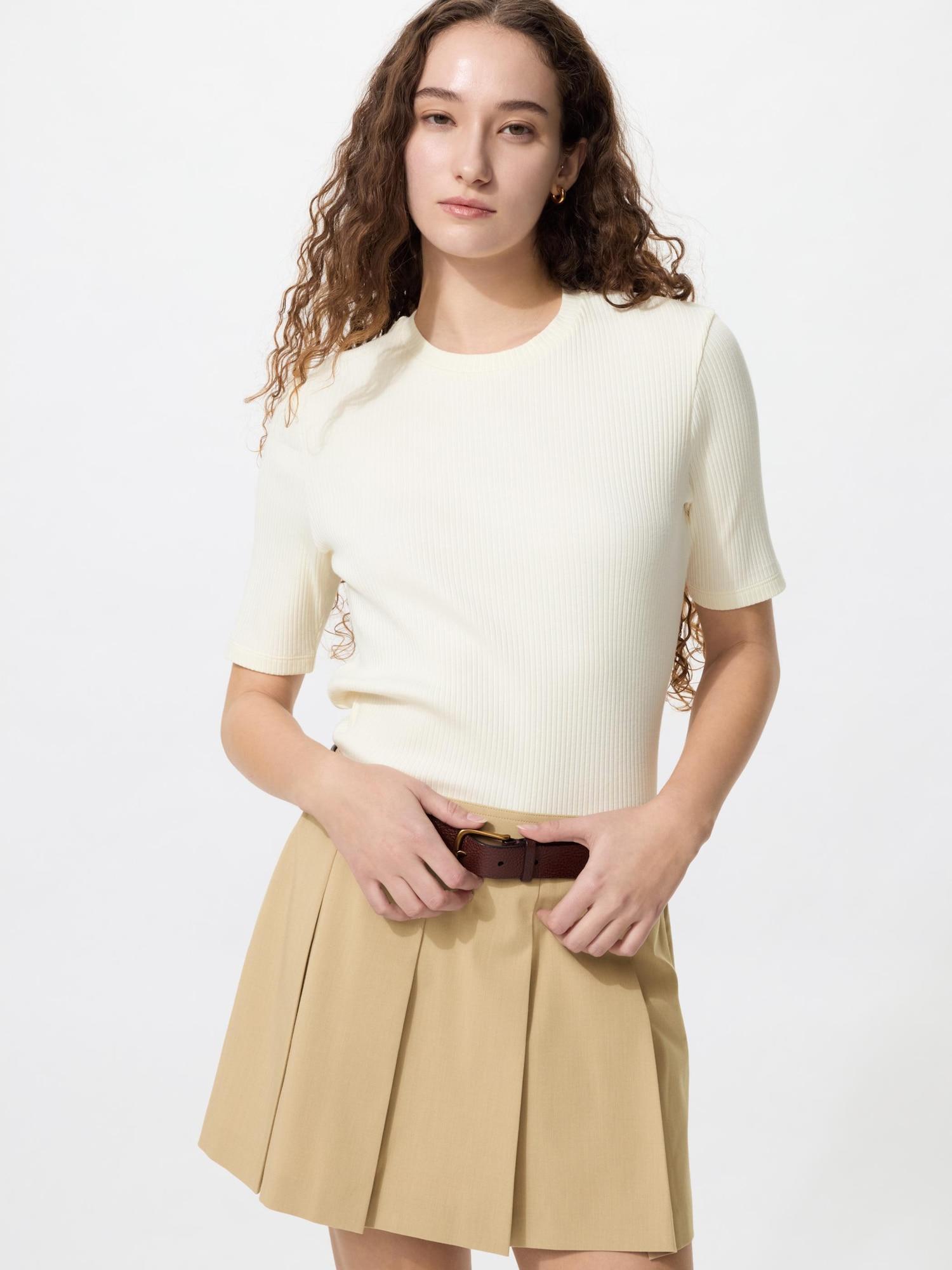 Uniqlo Япония Футболка в рубчик с круглым вырезом 01 OFF WHITE/XS
Uniqlo Япония Футболка в рубчик с круглым вырезом 01 OFF WHITE/XS