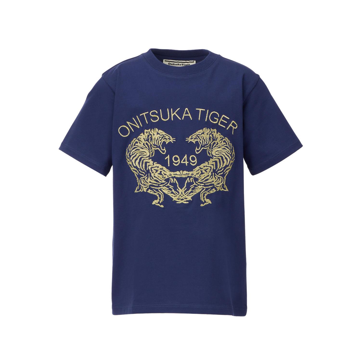 Onitsuka Tiger T-Shirt Ss25 Fashion Simple Round Neck Pullover Short Sleeve Kids Tops Navy-Blue 2184A271-400 M
Onitsuka Tiger T-Shirt Ss25 Fashion Simple Round Neck Pullover Short Sleeve Kids Tops Navy-Blue 2184A271-400 M
