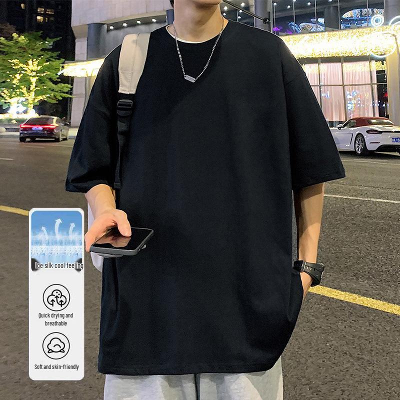 Men s 2026 Hong Kong Style Ice Silk Short Sleeve T-Shirt - Lightweight & Cool Casual Print for Couples L (50-57.5 kg)
Men s 2026 Hong Kong Style Ice Silk Short Sleeve T-Shirt - Lightweight & Cool Casual Print for Couples L (50-57.5 kg)