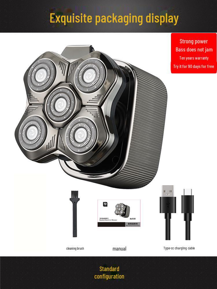 Мужская многофункциональная электрическая бритва с пятью головками Single function model
Мужская многофункциональная электрическая бритва с пятью головками Single function model