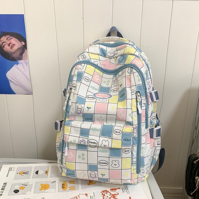 Student schoolbag women s schoolbag Korean version cute cartoon fashion printed backpack high value large capacity weight reduction backpack Single pack синій
Student schoolbag women s schoolbag Korean version cute cartoon fashion printed backpack high value large capacity weight reduction backpack Single pack синій
