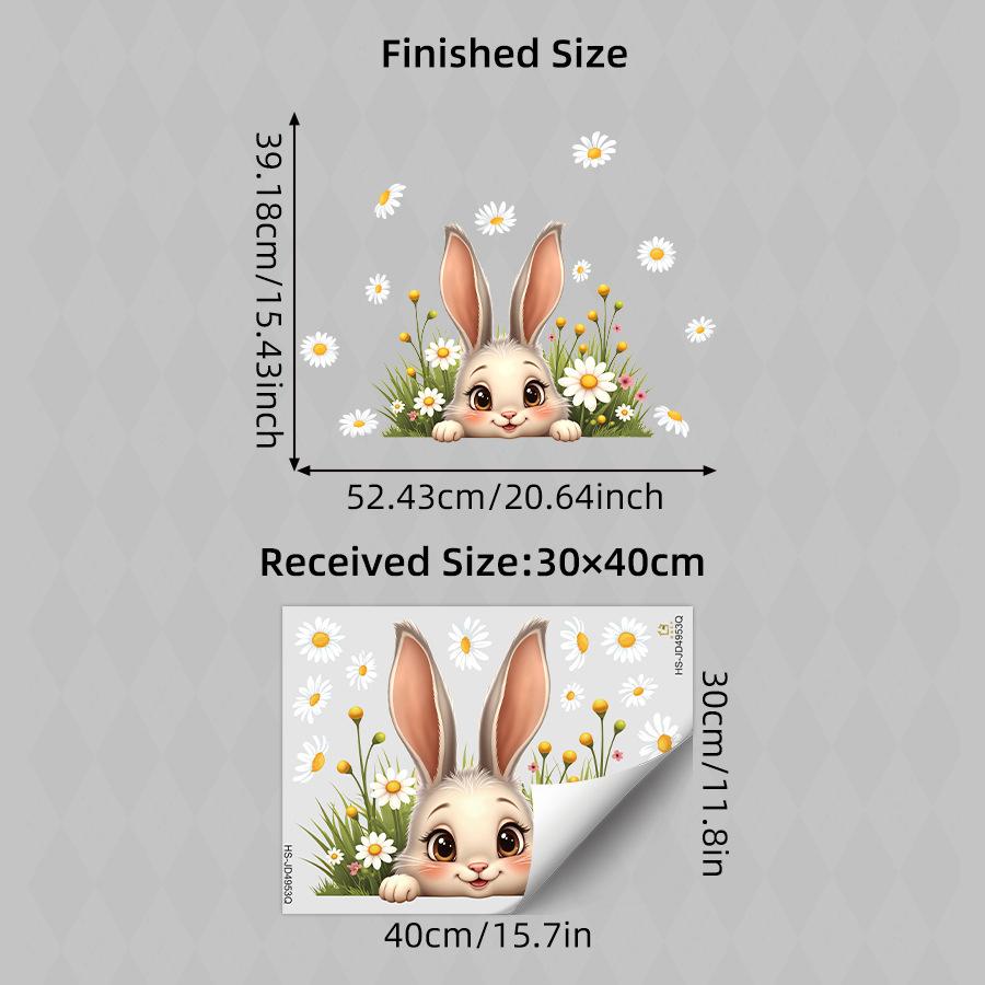 Cute Daisy Rabbit Double Sided Visible Static Cling Sticker for Fridge Window Glass Home Decor 30x40CM разноцветный
Cute Daisy Rabbit Double Sided Visible Static Cling Sticker for Fridge Window Glass Home Decor 30x40CM разноцветный