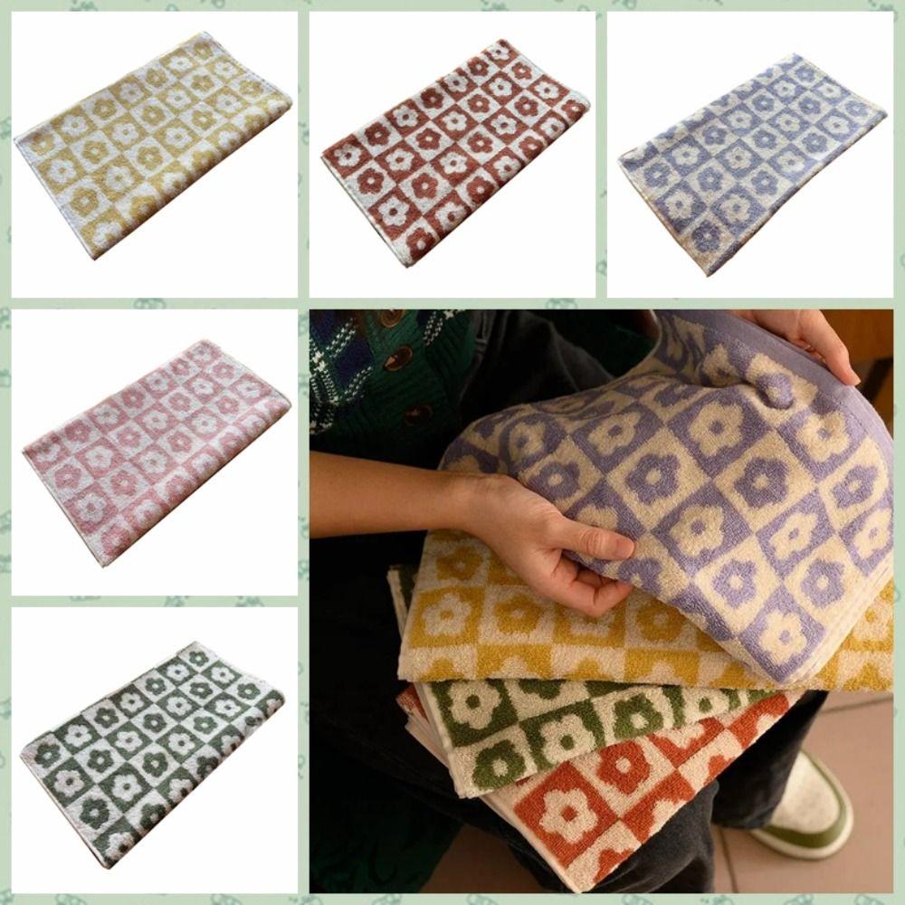 Cotton Checkered Towel Flower Pattern Flower Bath Towel Reusable Checkered Cotton Towel Bathroom
Cotton Checkered Towel Flower Pattern Flower Bath Towel Reusable Checkered Cotton Towel Bathroom