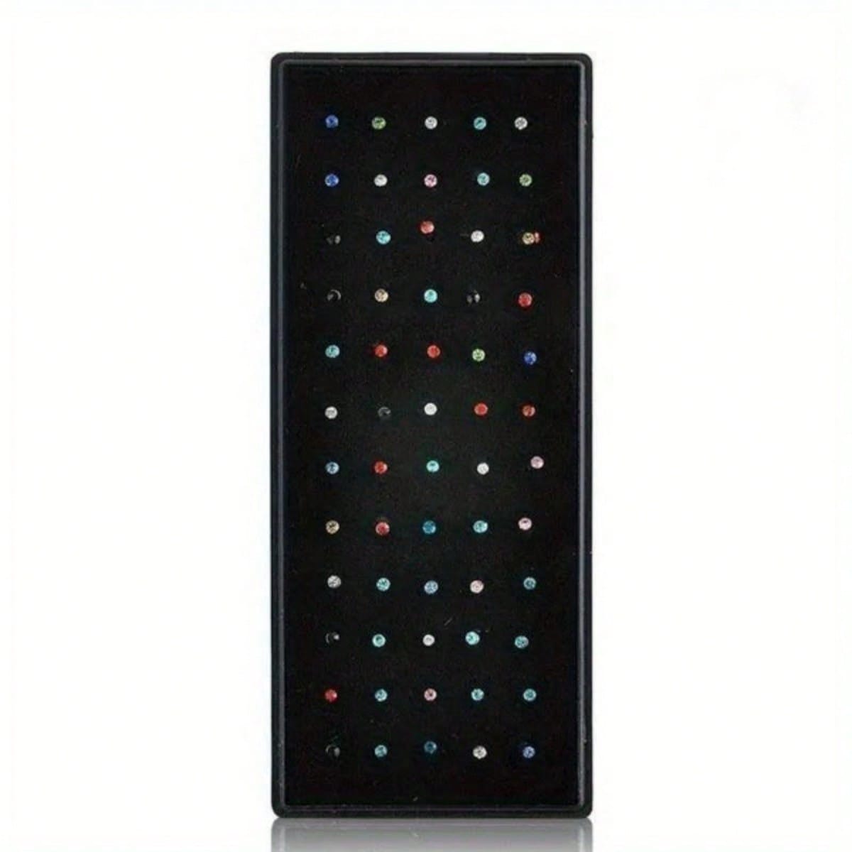 60 Pieces/set Fashion Synthetic Zircon Nose Ring Stainless Steel Body Accessories Nose Nails Perforated Suitable for Men and Women Simple Jewelry разноцветный
60 Pieces/set Fashion Synthetic Zircon Nose Ring Stainless Steel Body Accessories Nose Nails Perforated Suitable for Men and Women Simple Jewelry разноцветный