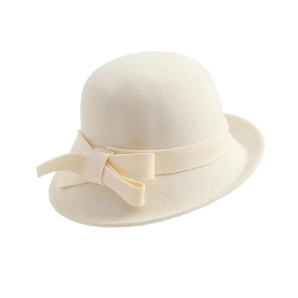 French Style Wool Bucket Hat Bow Mourning Cap Vintage Panama Hat Winter білий
French Style Wool Bucket Hat Bow Mourning Cap Vintage Panama Hat Winter білий