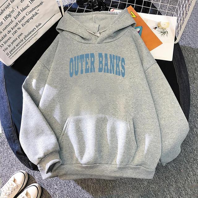 Мужская и женская толстовка с длинными рукавами Outer Banks, свободная уличная одежда, топы, толстовки в стиле Харадзюку, мужская одежда
Мужская и женская толстовка с длинными рукавами Outer Banks, свободная уличная одежда, топы, толстовки в стиле Харадзюку, мужская одежда
