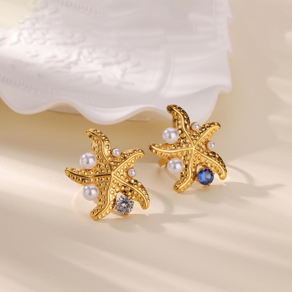 Stainless Steel Starfish Open Rings for Women Girls Fashion Imitation Pearl Ring Trendy Wedding Aesthetic Party Jewelry Gift resizable
Stainless Steel Starfish Open Rings for Women Girls Fashion Imitation Pearl Ring Trendy Wedding Aesthetic Party Jewelry Gift resizable