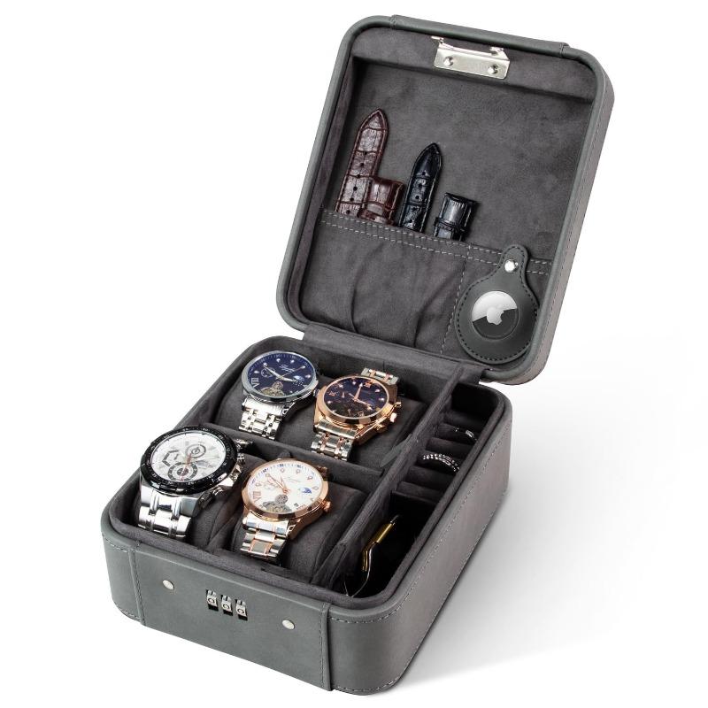 Leather Watch Box Portable Travel Watches Storage Bag Luxury Wrist Watch Organizer Boxes Men s Watches Zipper Bags with Lock чорний
Leather Watch Box Portable Travel Watches Storage Bag Luxury Wrist Watch Organizer Boxes Men s Watches Zipper Bags with Lock чорний