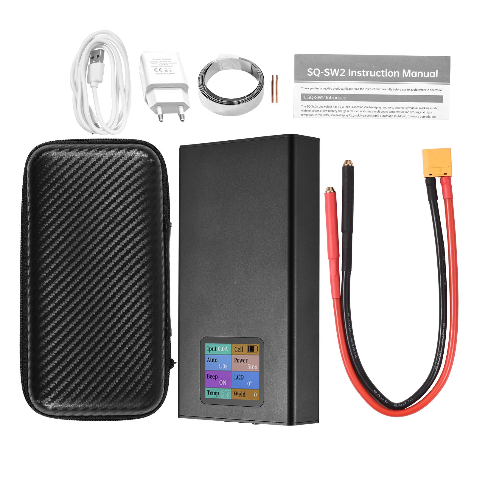 SQ-SW2 Перезаряжаемый мини-портативный аппарат для точечной сварки с цветным ЖК-экраном 1,8 дюйма EU Plug
SQ-SW2 Перезаряжаемый мини-портативный аппарат для точечной сварки с цветным ЖК-экраном 1,8 дюйма EU Plug