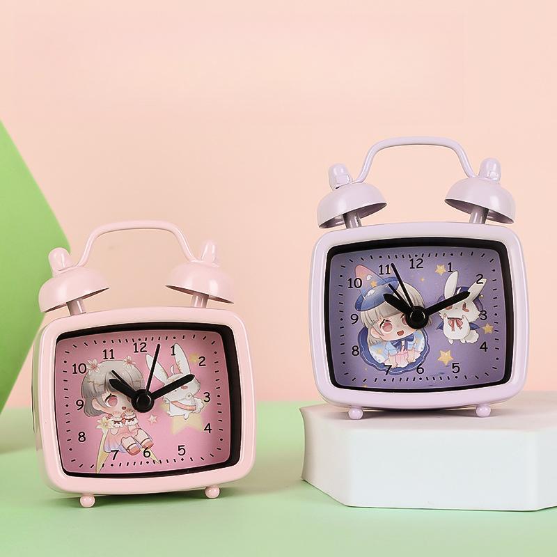 New special-shaped metal alarm clock rectangular flower internet celebrity cute ringing alarm clock cartoon student clock Button battery
New special-shaped metal alarm clock rectangular flower internet celebrity cute ringing alarm clock cartoon student clock Button battery