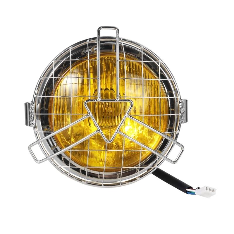 High Brightness LED Retro Headlight with Protective Cover For Multiple Model Motorcycles Easy Installation
High Brightness LED Retro Headlight with Protective Cover For Multiple Model Motorcycles Easy Installation