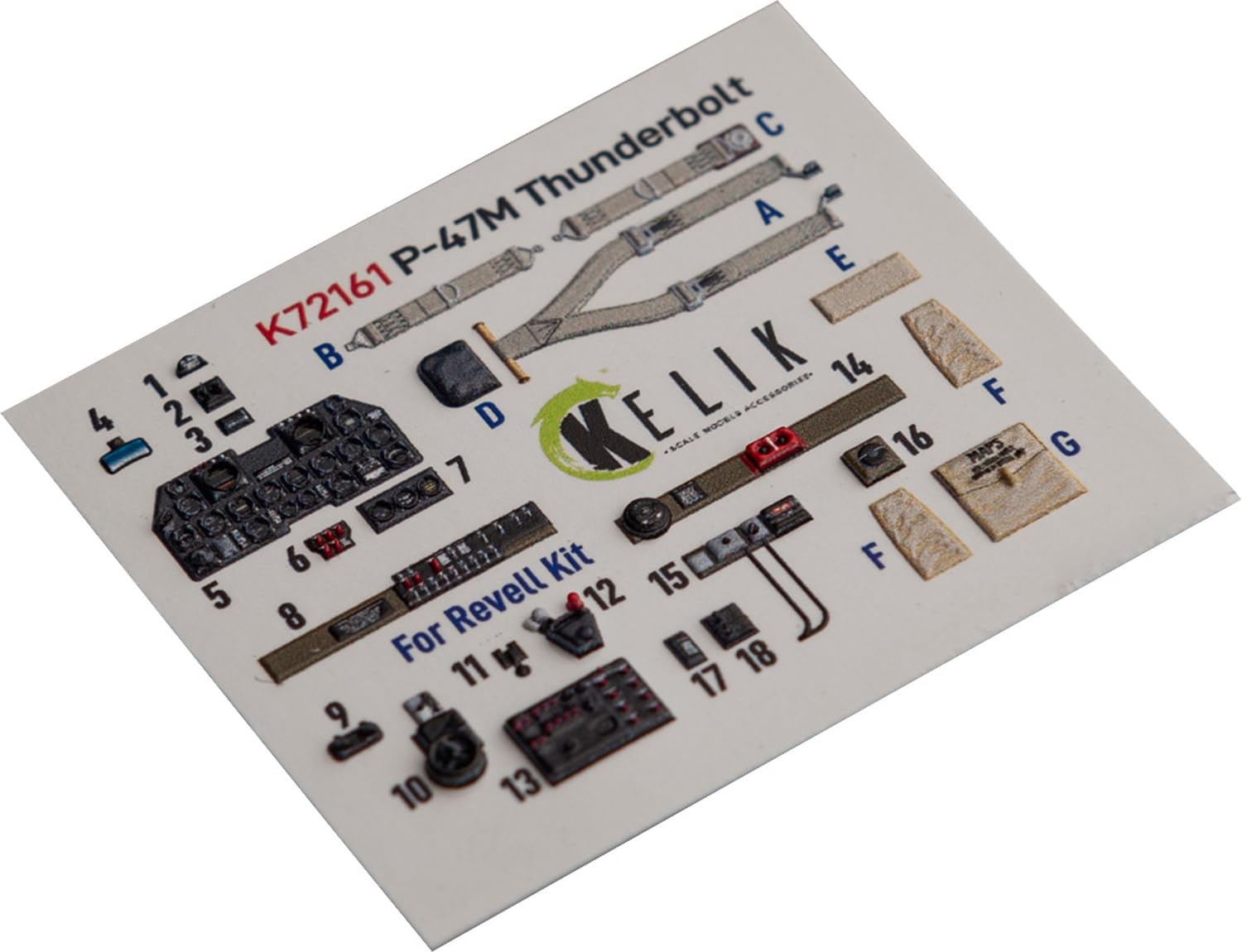 Reskit Интерьер 3D Декаль Пластиковая Модель Декаль RSKK72161 1/72 P-47M (для Ревелла) (Самолет)
Reskit Интерьер 3D Декаль Пластиковая Модель Декаль RSKK72161 1/72 P-47M (для Ревелла) (Самолет)
