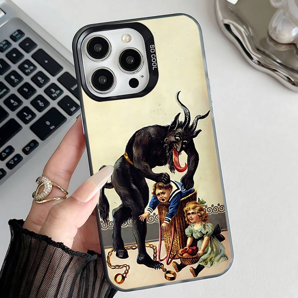 Ugly K-krampus art Black Phone Case Compatible with iPhone 17 16 15 14 13 12 11, Pro, Max, Plus, E, Air, Mini iPhone14
Ugly K-krampus art Black Phone Case Compatible with iPhone 17 16 15 14 13 12 11, Pro, Max, Plus, E, Air, Mini iPhone14