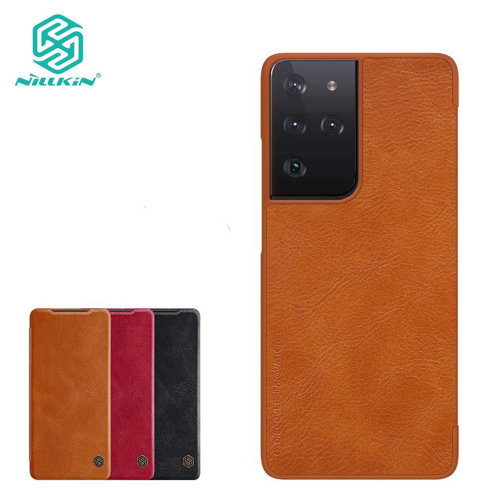 Чехол Nillkin Qin Series для телефона Samsung Galaxy S21 S21 Ultra S21 Plus 5G, кожаный откидной чехол на 360°, универсальный противоударный встроенный слот для банковской карты
Чехол Nillkin Qin Series для телефона Samsung Galaxy S21 S21 Ultra S21 Plus 5G, кожаный откидной чехол на 360°, универсальный противоударный встроенный слот для банковской карты