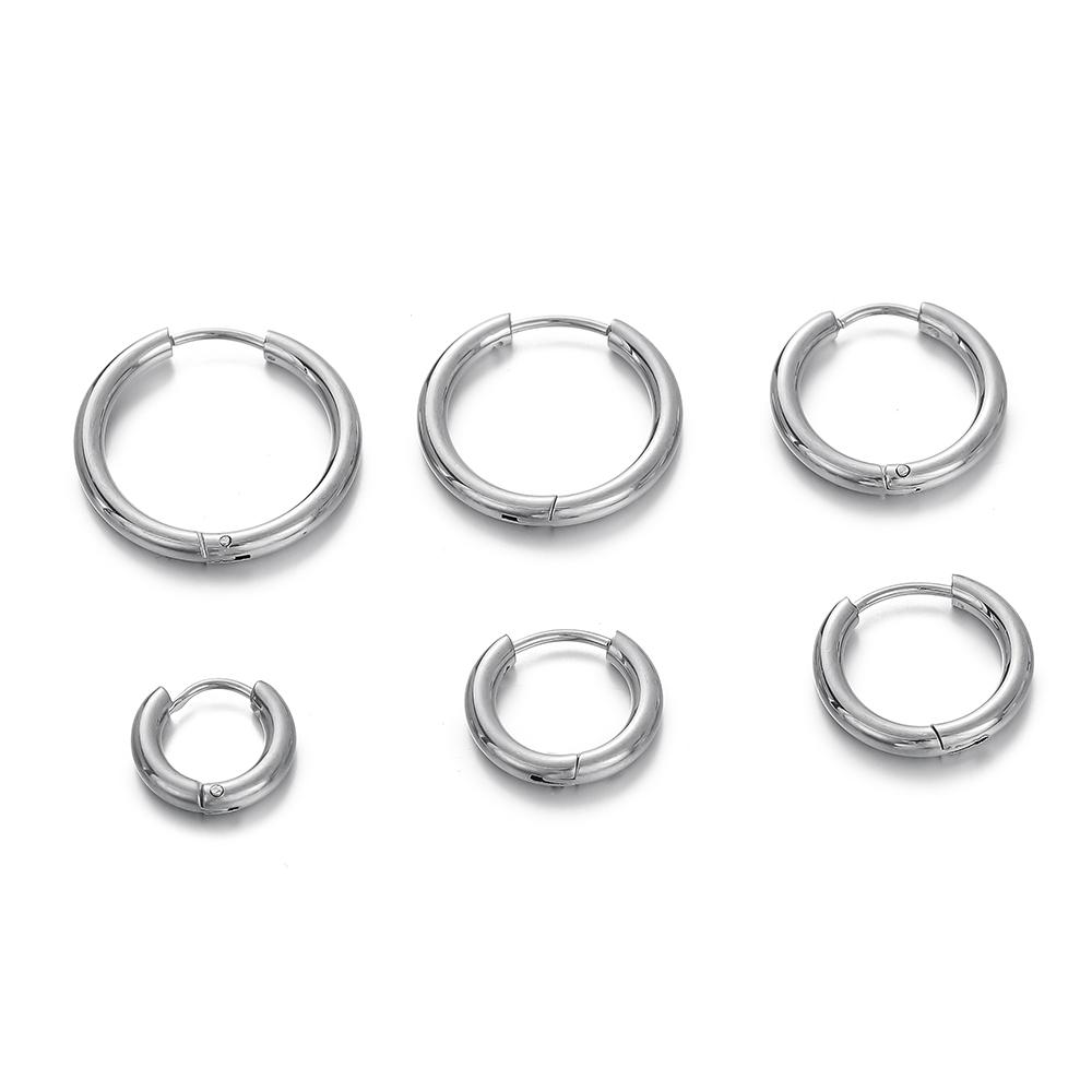 2 pcs 8/10/12/14/16/18mm Stainless Steel Hoop Earrings Women Men Gold Color Small Round Earrings Girl Jewelry Making Accessories 8 mm
2 pcs 8/10/12/14/16/18mm Stainless Steel Hoop Earrings Women Men Gold Color Small Round Earrings Girl Jewelry Making Accessories 8 mm