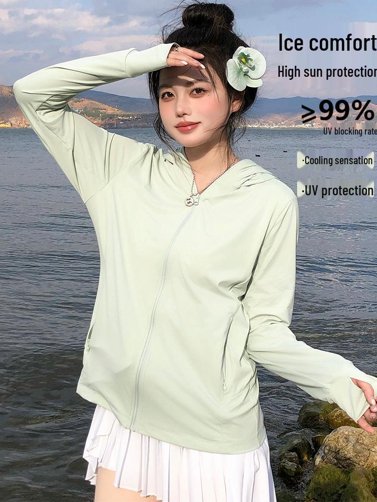 Women s Summer Ice Silk UV-Protection Clothing - Stylish Petite Fit for Seaside M
Women s Summer Ice Silk UV-Protection Clothing - Stylish Petite Fit for Seaside M