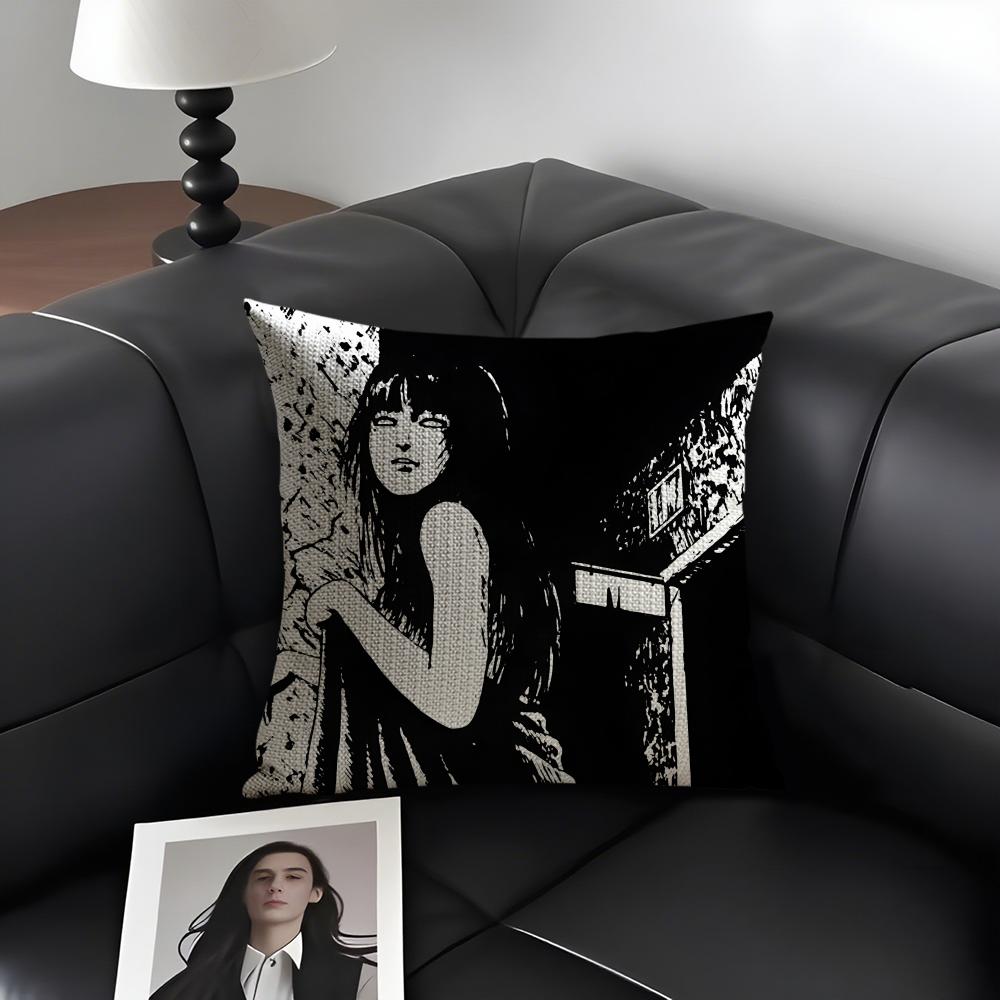 TTomie JunjiitoesS Comic Cushion Cover Natural Linen Organic Fabric DoubleSided Printing Sofa Home Decor Gift Pillow Case 30x30cm
TTomie JunjiitoesS Comic Cushion Cover Natural Linen Organic Fabric DoubleSided Printing Sofa Home Decor Gift Pillow Case 30x30cm