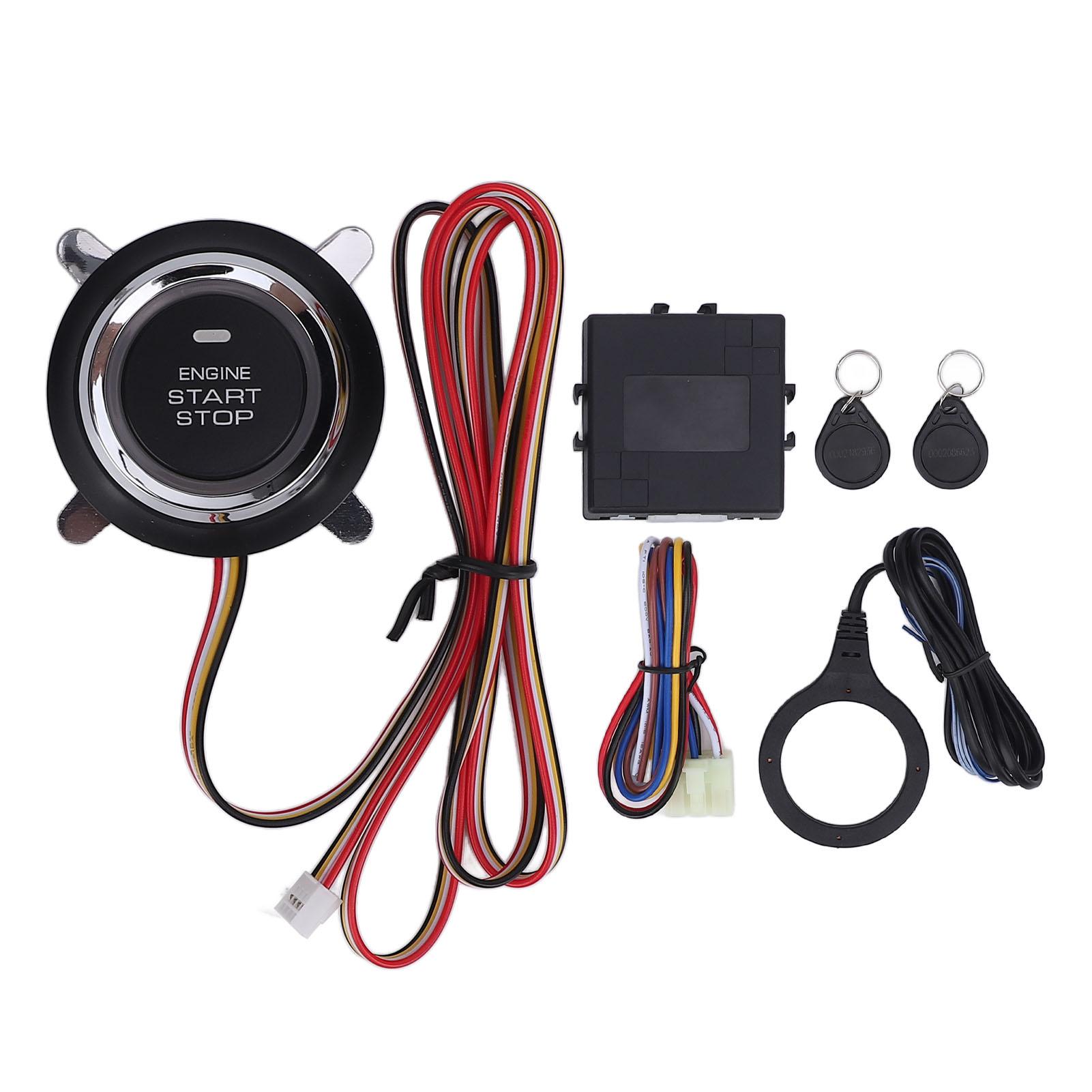 Car Keyless Entry Security Alarm System Smart Car Alarm Push to Start Kit Universal for 12V Fuel
Car Keyless Entry Security Alarm System Smart Car Alarm Push to Start Kit Universal for 12V Fuel