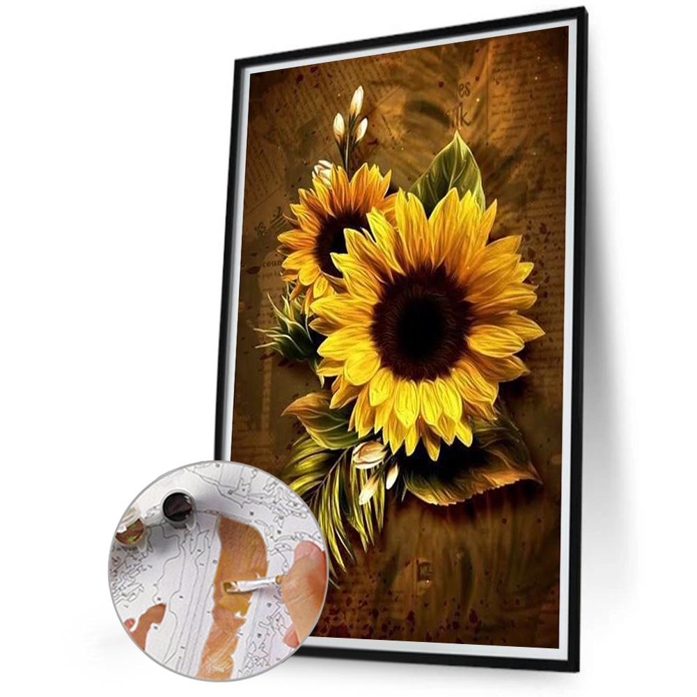 EY# Набор для рисования по номерам на холсте DIY масляная живопись Подсолнух Декор для дома 40x60 см
EY# Набор для рисования по номерам на холсте DIY масляная живопись Подсолнух Декор для дома 40x60 см