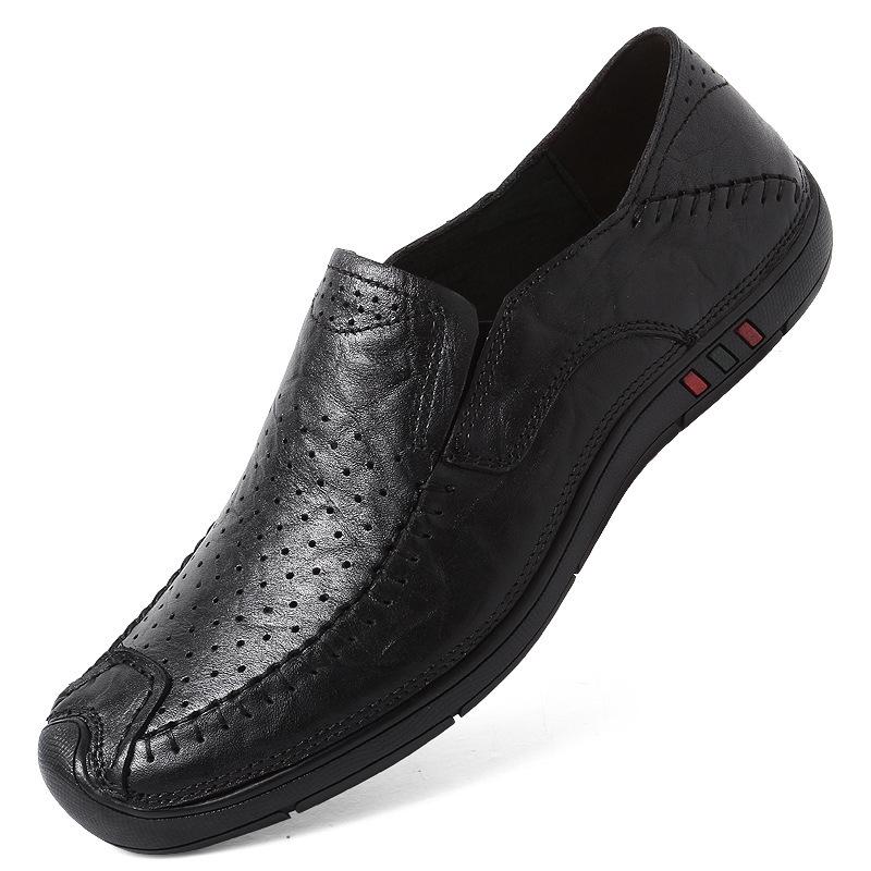 Casual shoes Doudou shoes first layer cowhide leather shoes men s shoes hollow breathable casual shoes 47
Casual shoes Doudou shoes first layer cowhide leather shoes men s shoes hollow breathable casual shoes 47