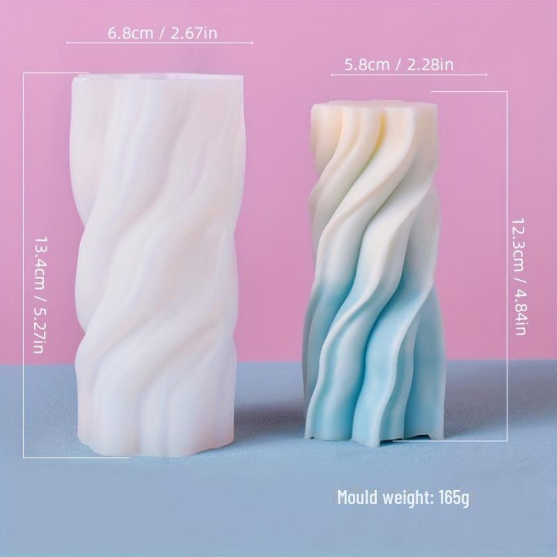 Форма для ароматерапевтичних свічок Creative Wave Geometry - DIY циліндричний гіпсовий гіпсовий сувенір для домашнього декору
Форма для ароматерапевтичних свічок Creative Wave Geometry - DIY циліндричний гіпсовий гіпсовий сувенір для домашнього декору