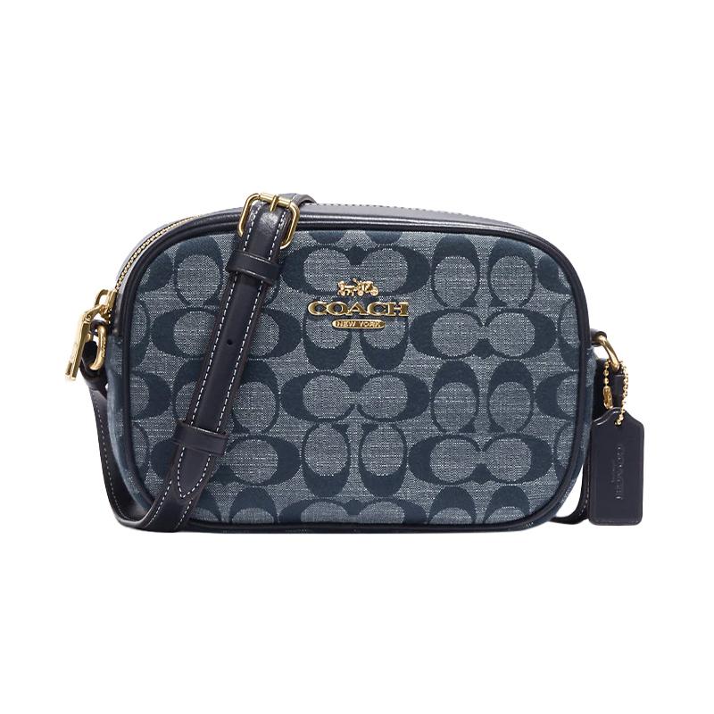 COACH Jamie 19 classic presbyopic zipper closure chambray canvas and leather shoulder crossbody bag mini women s denim blue синій
COACH Jamie 19 classic presbyopic zipper closure chambray canvas and leather shoulder crossbody bag mini women s denim blue синій