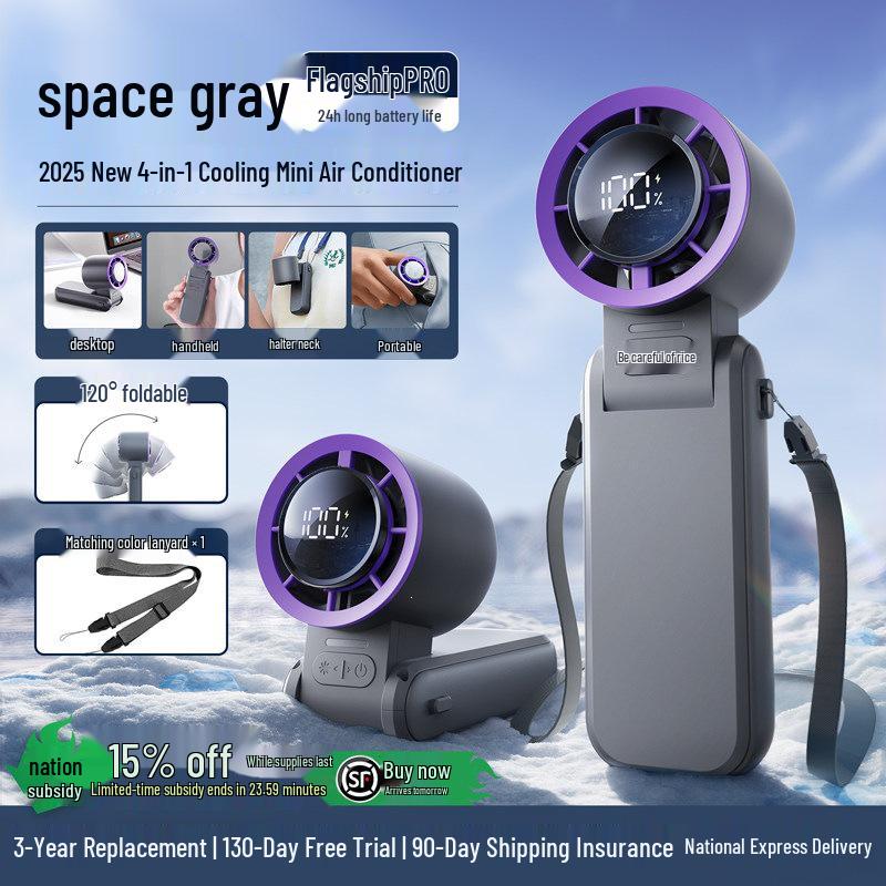 2026 Handheld Fan - 100-Speed Cold Wind, Fast Semiconductor Cooling, Ideal for Students/Classroom Use. 0mAh
2026 Handheld Fan - 100-Speed Cold Wind, Fast Semiconductor Cooling, Ideal for Students/Classroom Use. 0mAh