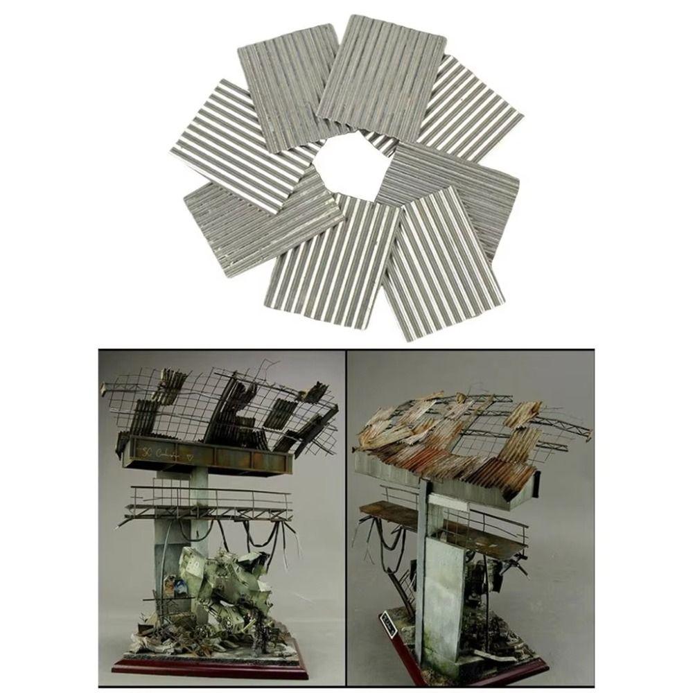 Building Making Miniature Corrugated Tile 1:35 Scale Corrugated Tile Wall Sheet Adult Children 8Pcs
Building Making Miniature Corrugated Tile 1:35 Scale Corrugated Tile Wall Sheet Adult Children 8Pcs
