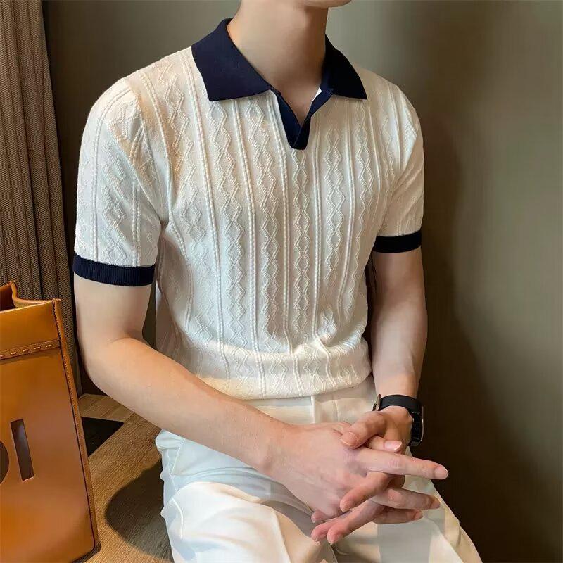 2024 Men s Versatile Business Lapel Polo Shirt - Short-Sleeve, Summer Fashion XL білий
2024 Men s Versatile Business Lapel Polo Shirt - Short-Sleeve, Summer Fashion XL білий