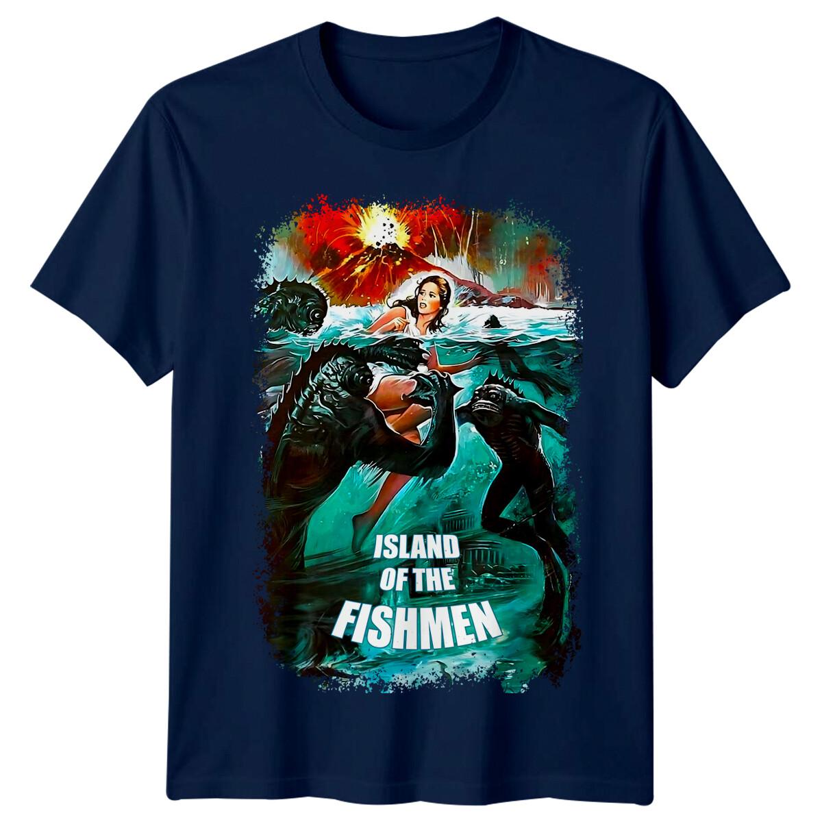 Island of the Fishmen (1979) Movie Poster Inspired T-Shirt Retro 80s Tee 5XL різнокольоровий
Island of the Fishmen (1979) Movie Poster Inspired T-Shirt Retro 80s Tee 5XL різнокольоровий