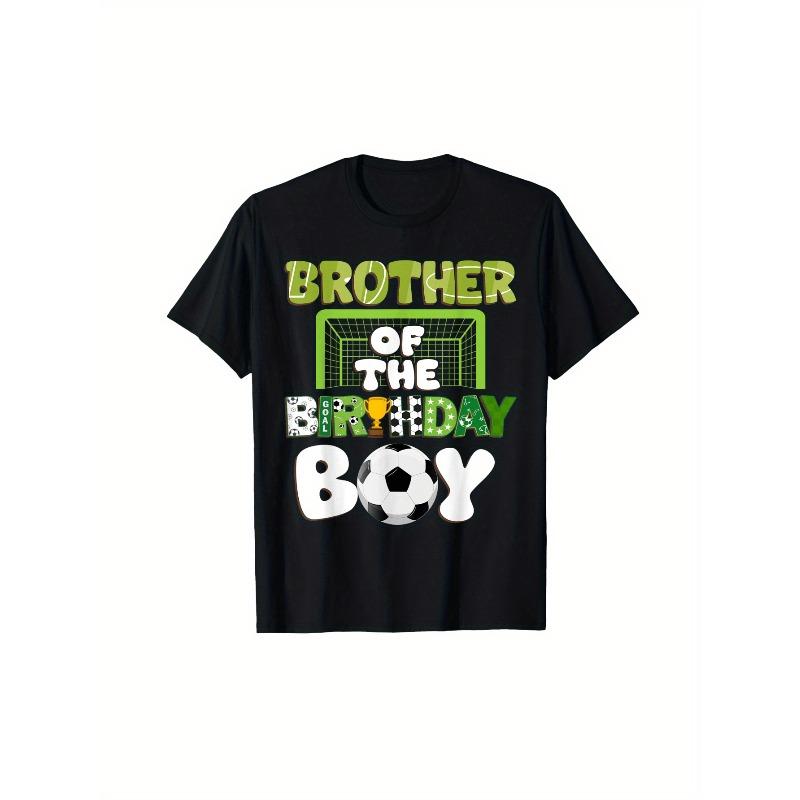 European sizes T-Shirt for Boys Birthday Football Party - Black Family Matching Tee Featuring a Football And Goal Net Graphic, Relaxed Crew Neck 4XL чорний
European sizes T-Shirt for Boys Birthday Football Party - Black Family Matching Tee Featuring a Football And Goal Net Graphic, Relaxed Crew Neck 4XL чорний