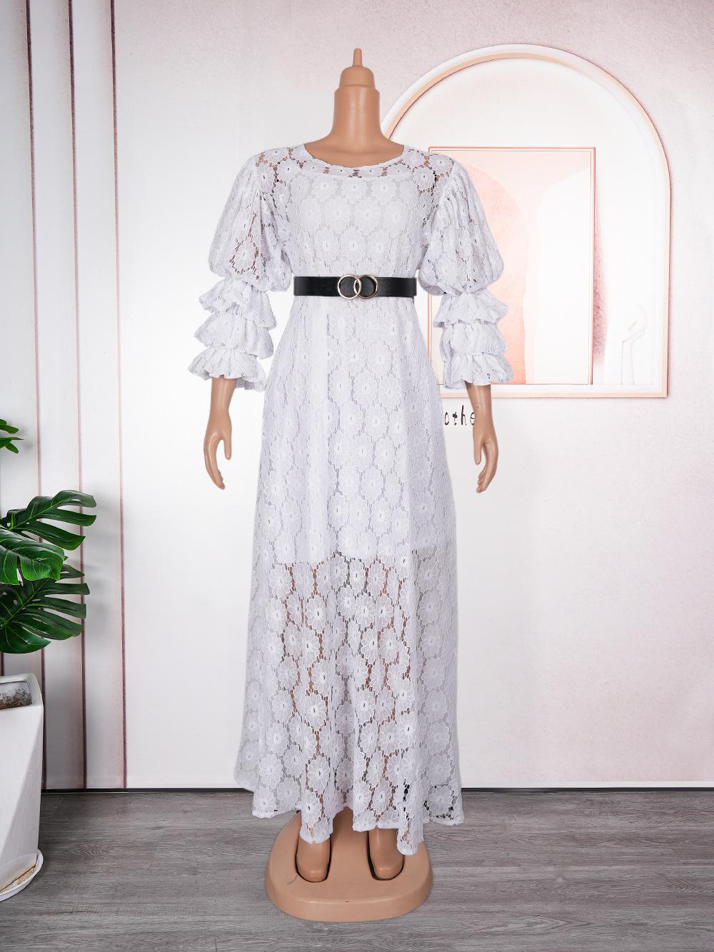 Платье из кружева в африканском стиле большого размера с круглым вырезом для женщин L
Платье из кружева в африканском стиле большого размера с круглым вырезом для женщин L