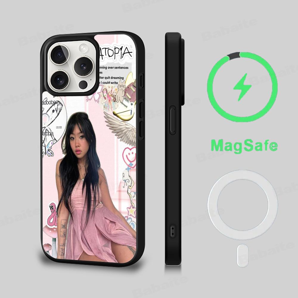 Singer B-Beabadoobee Phone Case Magesafe Magnetic Wireless Charge Case For iPhone 16 11 12 13 14 15 Pro Max Plus Mini iPhone 11Pro Max
Singer B-Beabadoobee Phone Case Magesafe Magnetic Wireless Charge Case For iPhone 16 11 12 13 14 15 Pro Max Plus Mini iPhone 11Pro Max