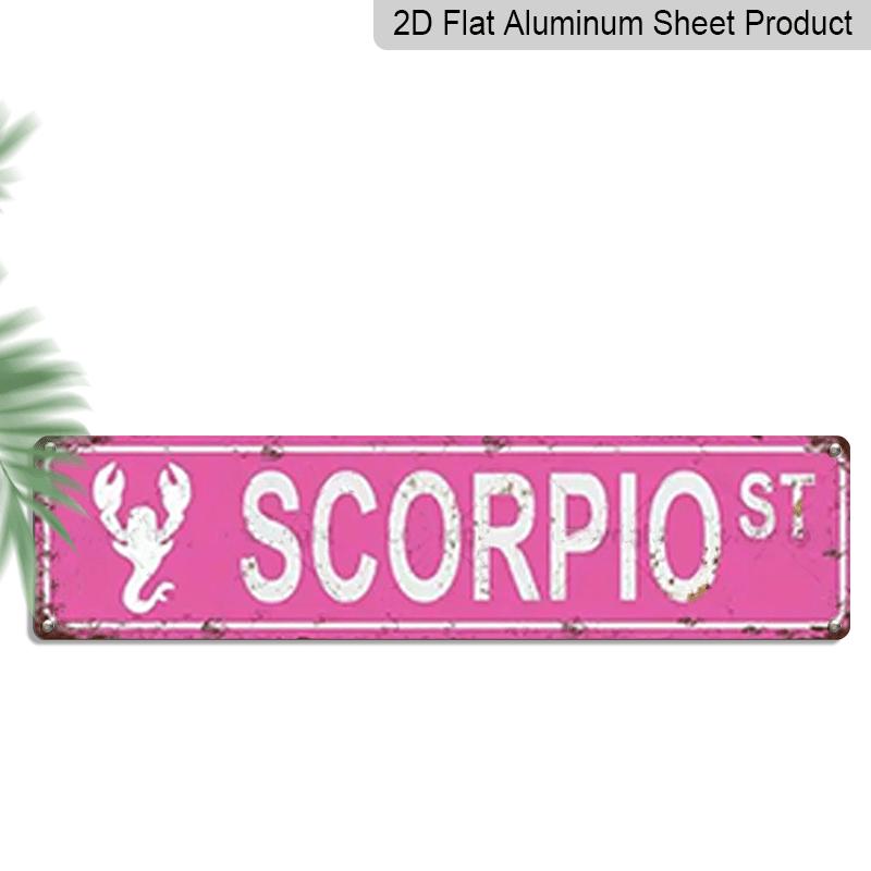 2D Flat, 1pc, 3.94 X 15.74 Inches Aluminum Decorative Sign - Retro Pink Scorpio Street License Plate Style Metal Wall Art - Waterproof Weatherproof 40cm x 10cm
2D Flat, 1pc, 3.94 X 15.74 Inches Aluminum Decorative Sign - Retro Pink Scorpio Street License Plate Style Metal Wall Art - Waterproof Weatherproof 40cm x 10cm