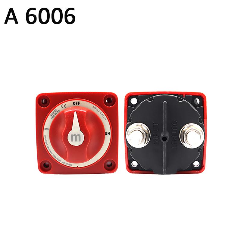 2-позиционный выключатель аккумуляторной батареи, поворотный выключатель, выключатель-разъединитель, 12-48 В, 300 А, одинарный, для морских лодок серии M
2-позиционный выключатель аккумуляторной батареи, поворотный выключатель, выключатель-разъединитель, 12-48 В, 300 А, одинарный, для морских лодок серии M