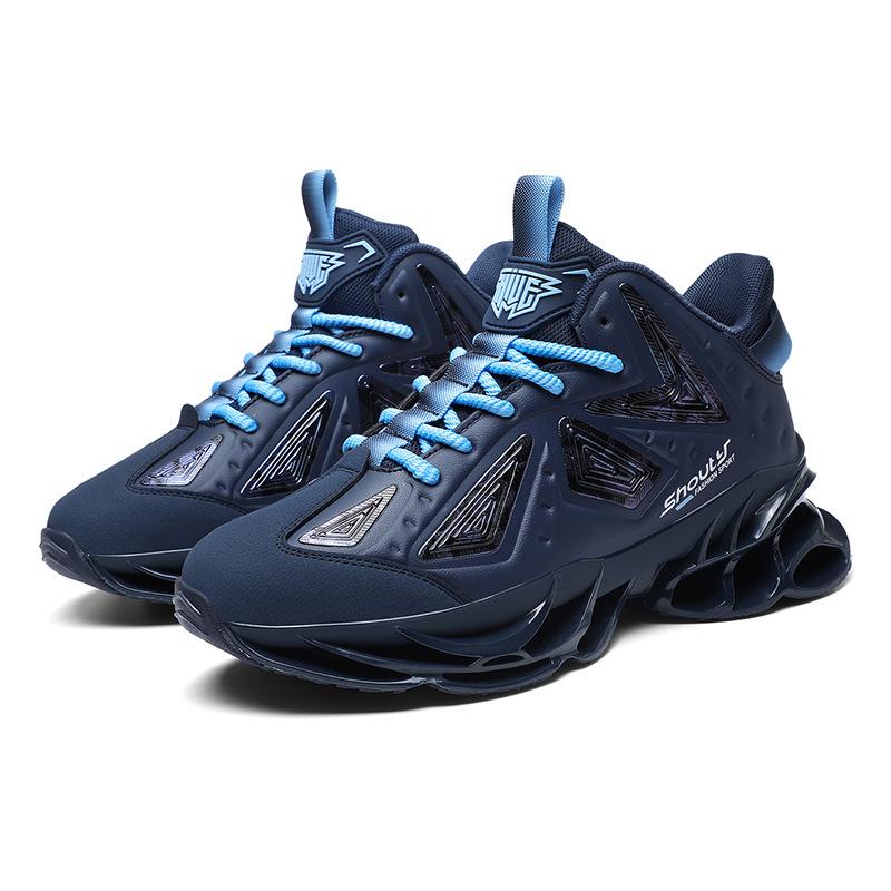 Large size autumn and winter sports shoes leather surface waterproof tide shoes youth basketball running shoes high top blade shoes 46 темно-синього кольору
Large size autumn and winter sports shoes leather surface waterproof tide shoes youth basketball running shoes high top blade shoes 46 темно-синього кольору