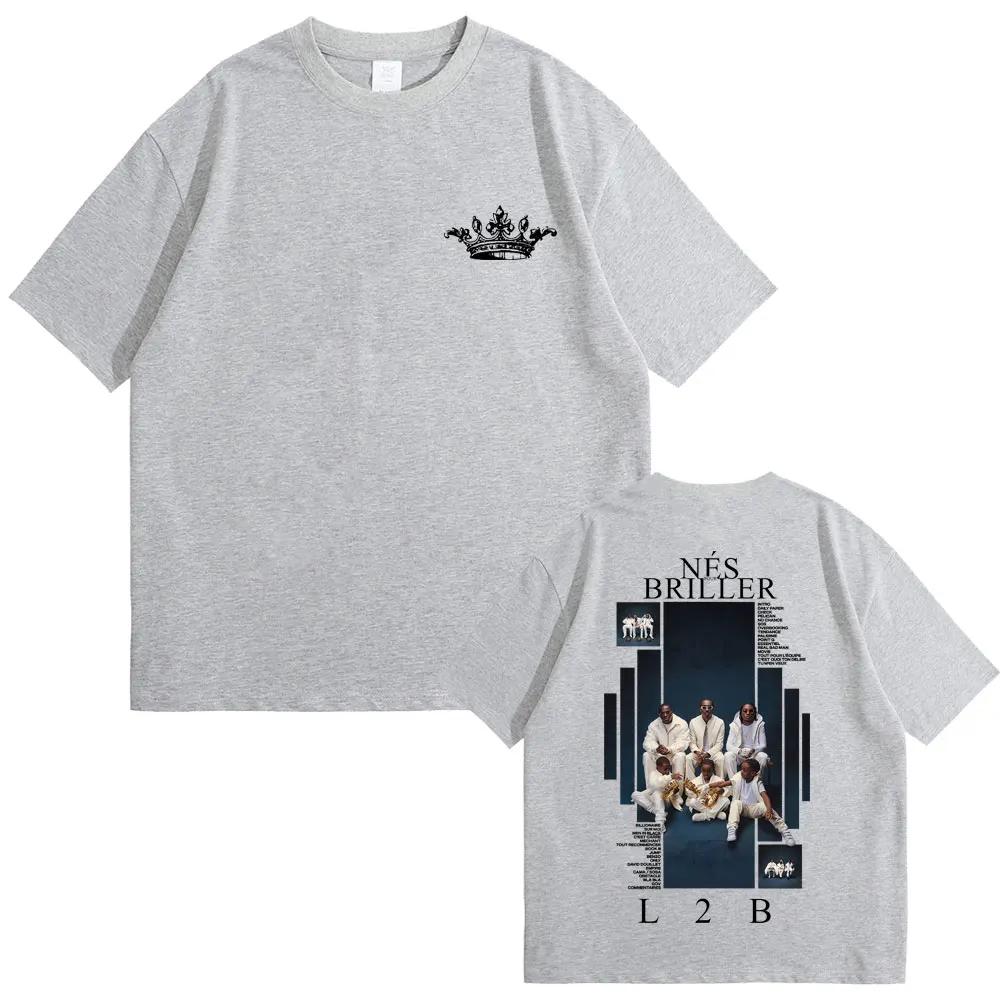 Rapper L2B Nes Pour Briller Album Graphic Tshirt Unisex Women Hip Hop Fashion Pop Music Tshirt Unisex Casual Cotton Vintage T Shirts 4XL
Rapper L2B Nes Pour Briller Album Graphic Tshirt Unisex Women Hip Hop Fashion Pop Music Tshirt Unisex Casual Cotton Vintage T Shirts 4XL