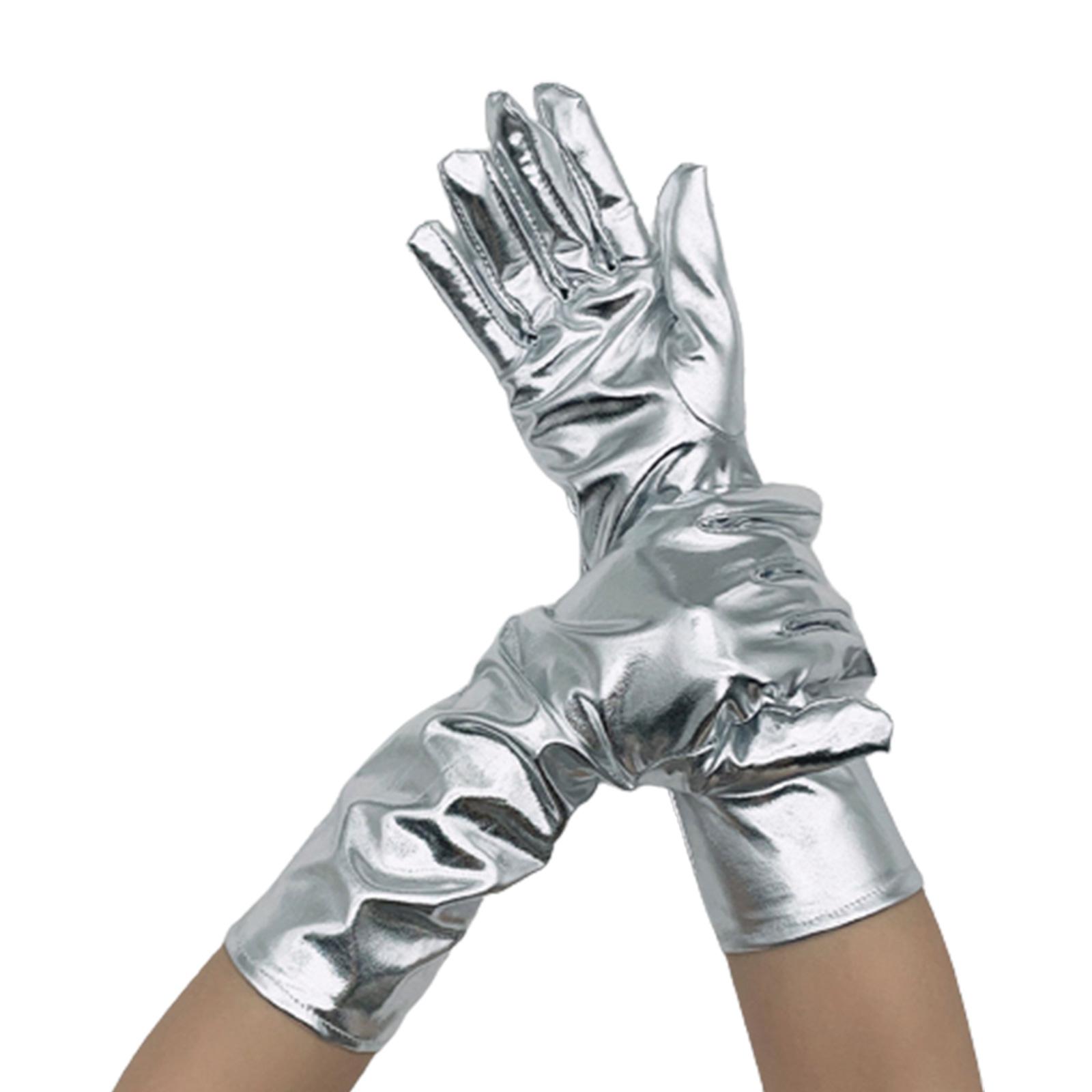 Nightclub Metallic Gloves Christmas Concert Opera Party Costume Accessories Metallic Gloves for Women and Girls срібний
Nightclub Metallic Gloves Christmas Concert Opera Party Costume Accessories Metallic Gloves for Women and Girls срібний