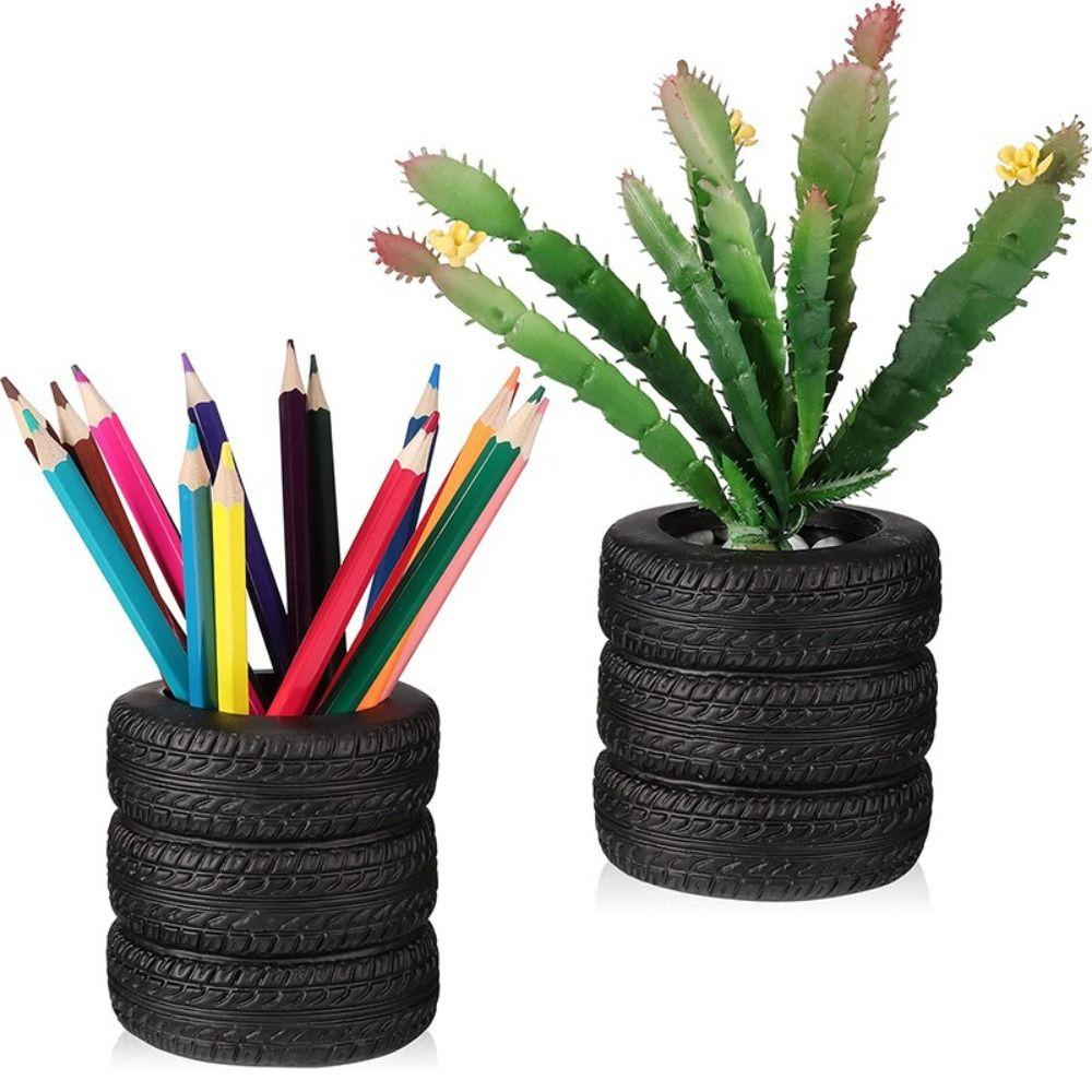 Creative Tire Shaped Pen Holder Multifunction Pencil Storage Rack Stationery Accessories чорний
Creative Tire Shaped Pen Holder Multifunction Pencil Storage Rack Stationery Accessories чорний