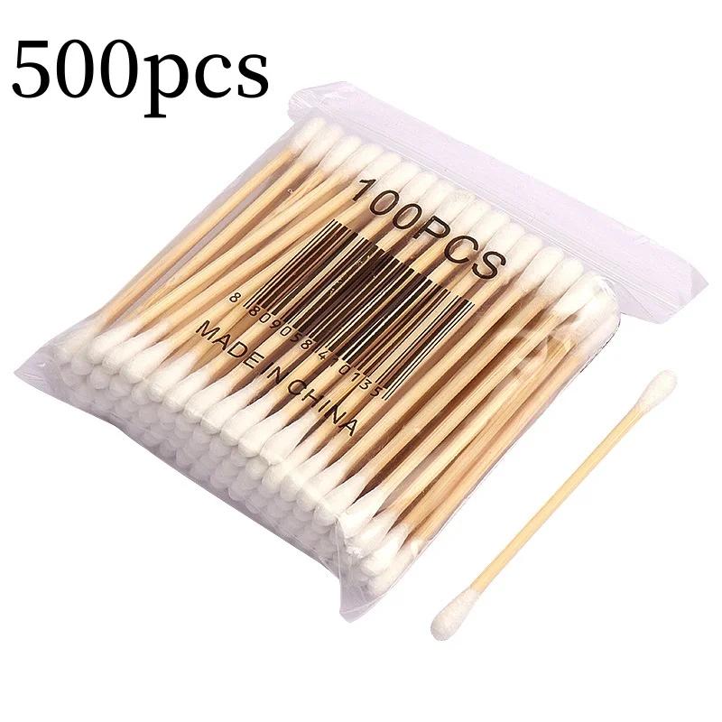 500/1000pcs Double-Headed Wood Cotton Swabs for Nose & Ear Cleaning Women s Makeup Tools Lipstick Remover Cotton Tip Sticks
500/1000pcs Double-Headed Wood Cotton Swabs for Nose & Ear Cleaning Women s Makeup Tools Lipstick Remover Cotton Tip Sticks