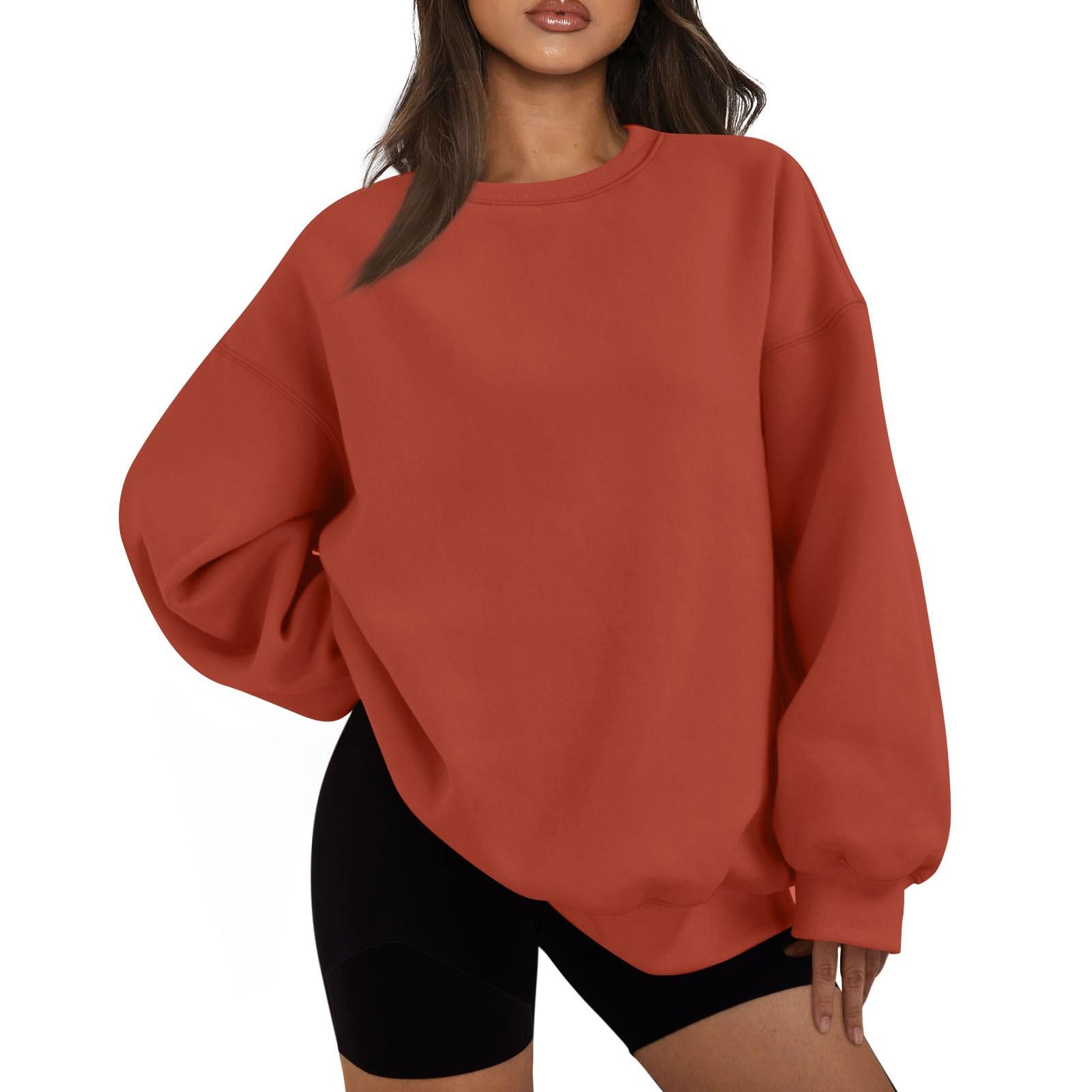 Women s Oversized Crewneck Sweatshirt Casual Loose Fit Long Sleeve Pullover Top Red, Comfortable & Stylish XL помаранчевий
Women s Oversized Crewneck Sweatshirt Casual Loose Fit Long Sleeve Pullover Top Red, Comfortable & Stylish XL помаранчевий