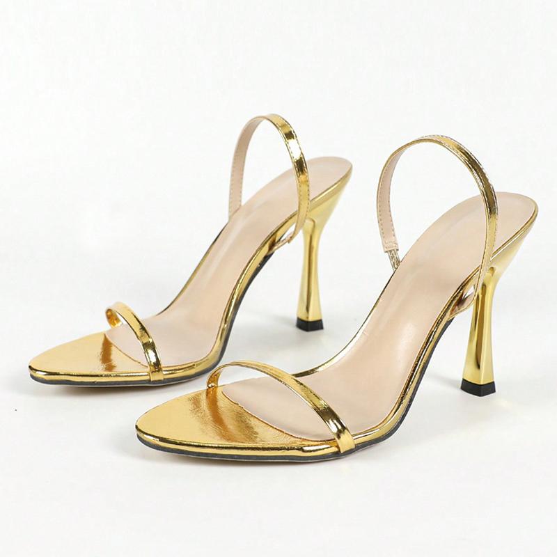 Летние золотые босоножки на высоком каблуке, гладиаторские сандалии, женская мода, обувь с открытым носком и ремешком на пятке, сексуальные слипоны с ремешком сзади, Sandalias Mujer 35 золотой
Летние золотые босоножки на высоком каблуке, гладиаторские сандалии, женская мода, обувь с открытым носком и ремешком на пятке, сексуальные слипоны с ремешком сзади, Sandalias Mujer 35 золотой