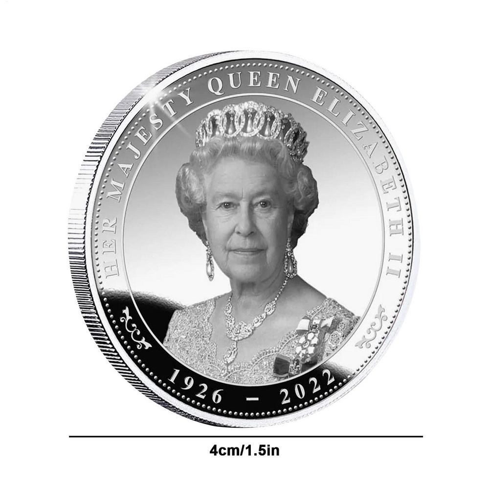 Queen Elizabeth II Commemorative Coin Collectible Silver Coin Queen Elizabeth II Medallion Beautiful Queen Souvenir Coin срібний
Queen Elizabeth II Commemorative Coin Collectible Silver Coin Queen Elizabeth II Medallion Beautiful Queen Souvenir Coin срібний